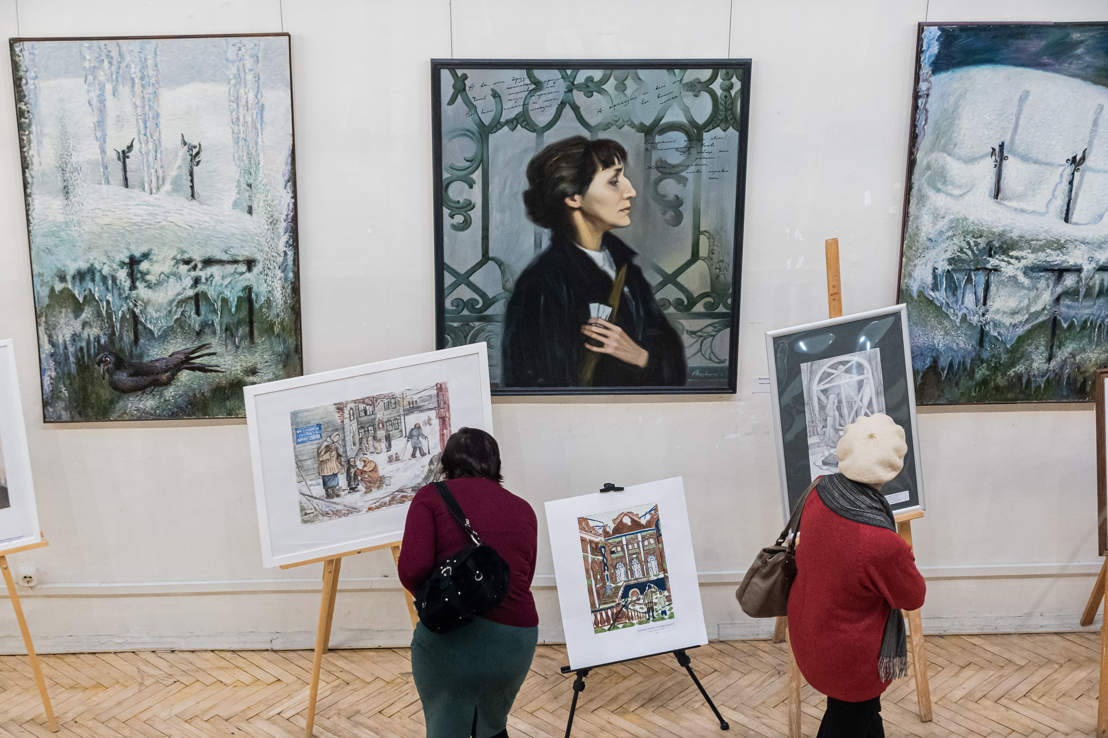 Юных победителей конкурса «Непокорённый Ленинград» наградили в Союзе художников11