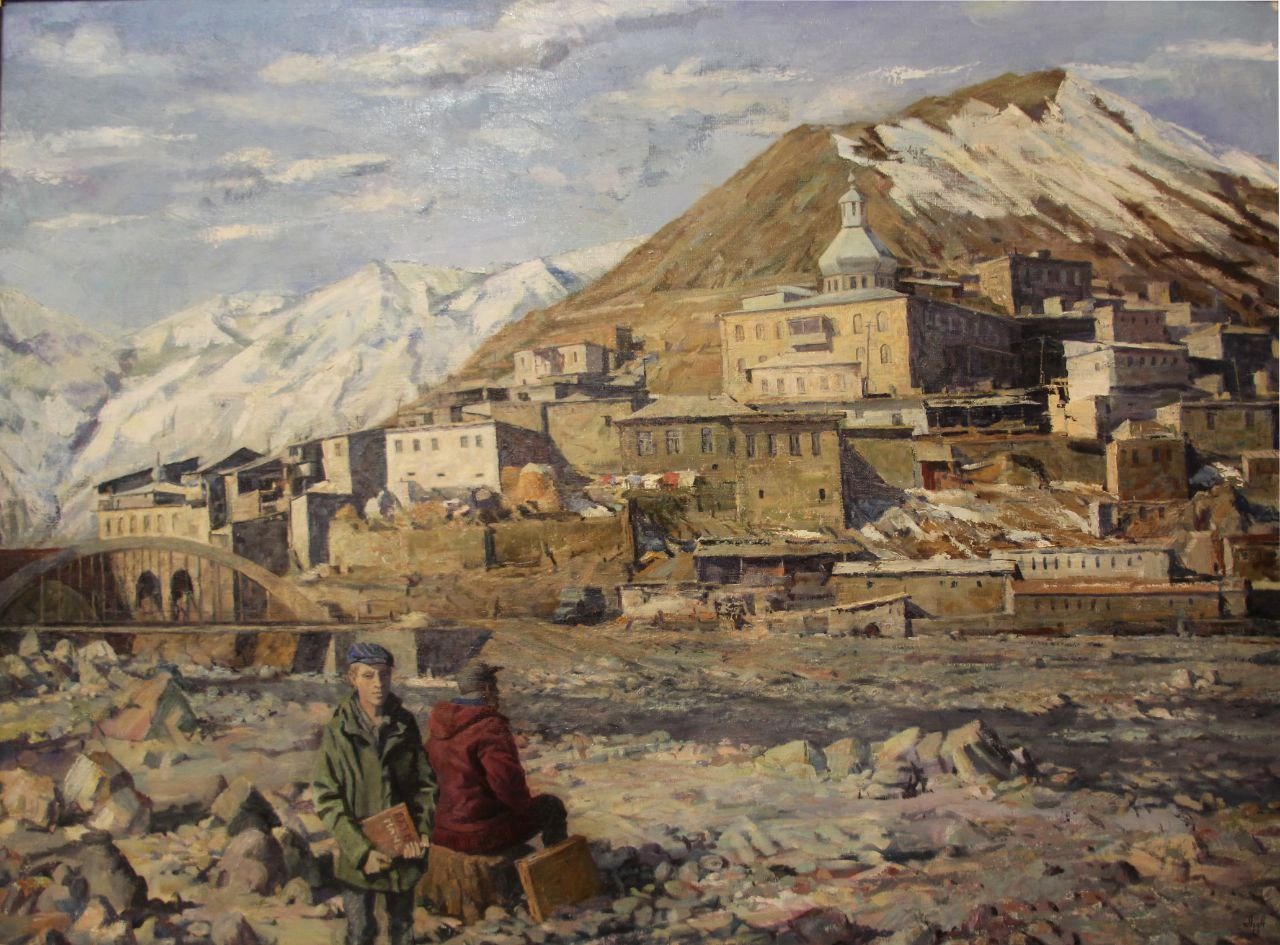 Выставка в библиотеке Маяковского объединила Дагестан и Петербург5