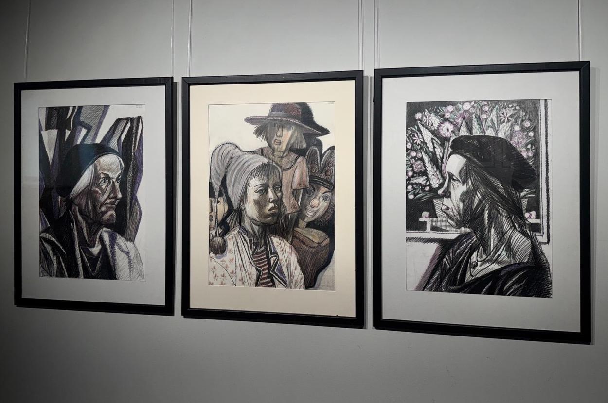 Графику Шамиля Ворошилова экспонируют в училище имени Рериха