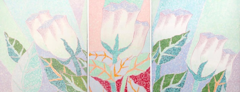 Обложка: Г. Зубков. Триптих «Цветы на окне». Холст, масло. 1995.