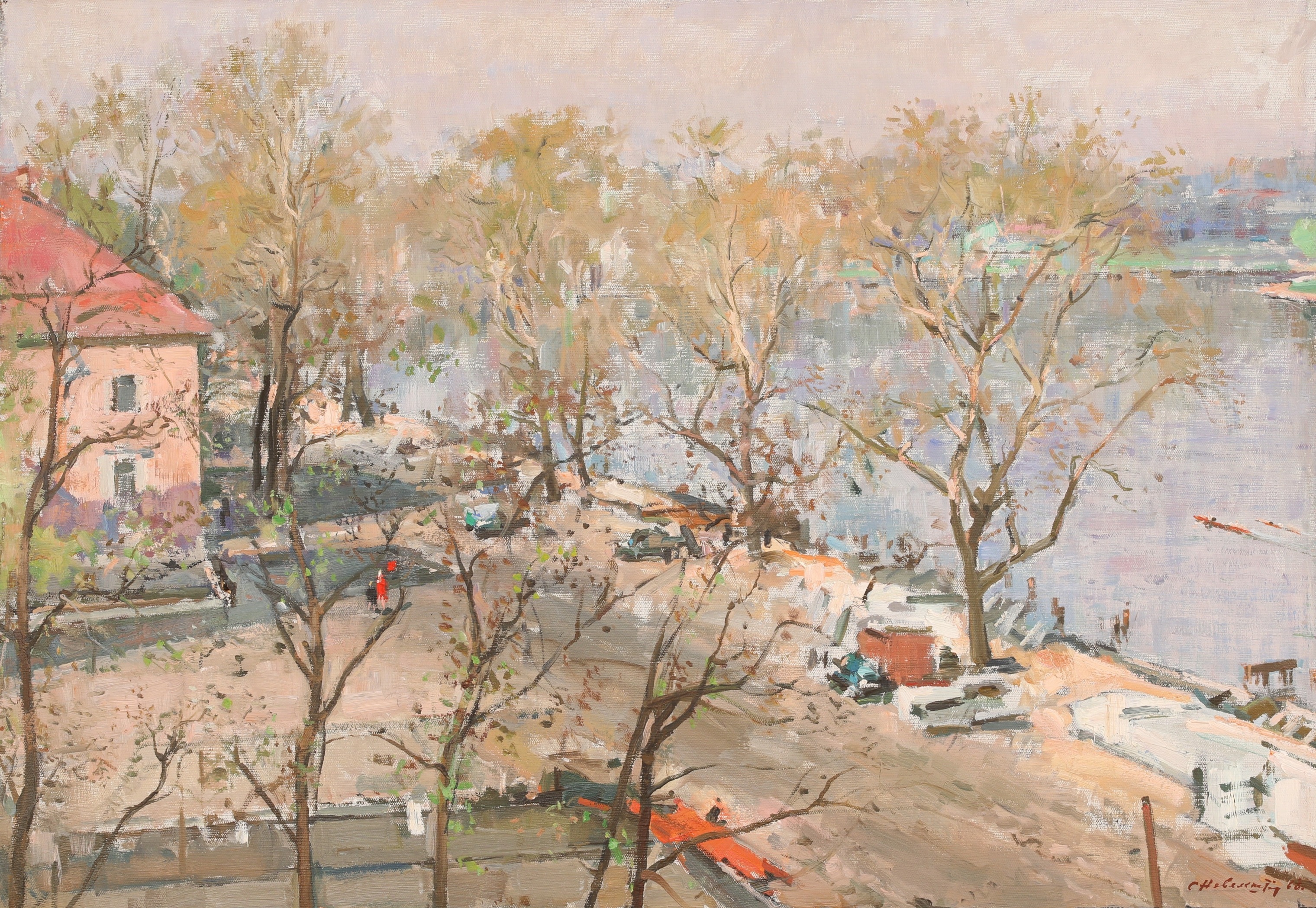 Ленинградский пейзаж экспонируют в Плёсе2