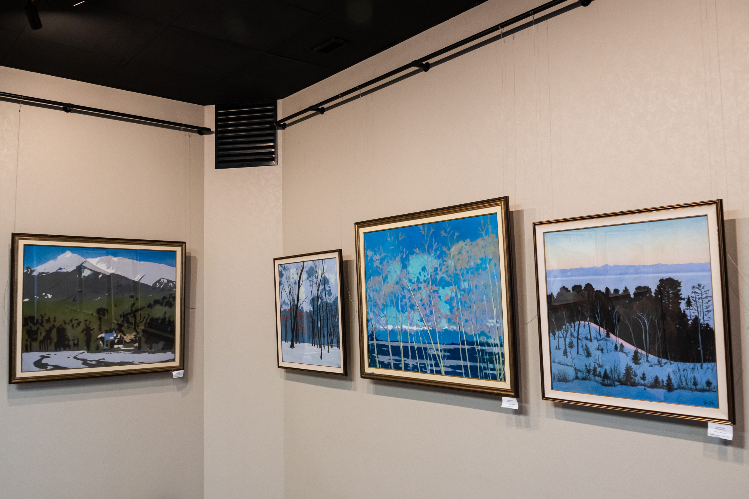 Вся красота зимы предстала на выставке Петра Гамаюнова7