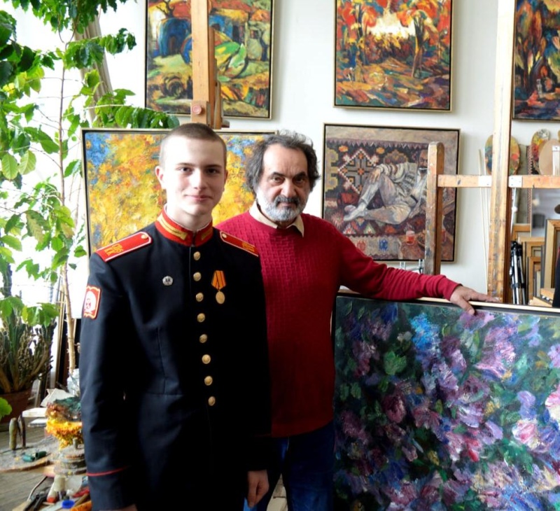 Кадеты побывали в гостях у художника Ашота Хачатряна Кадеты побывали в гостях у художника Ашота Хачатряна