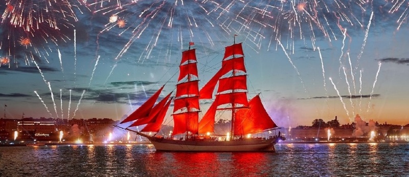 Фото заставки: Праздник выпускников петербургских школ «Алые паруса». Источник: vk.com/kkultspb. Правообладатель: vk.com/kkultspb.