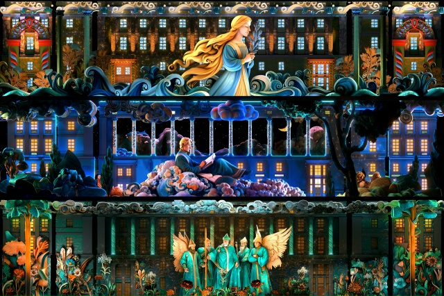 Мультимедийные шоу вновь проведут на Дворцовой площади6