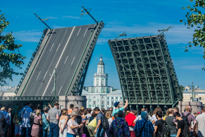 График разведения мостов в Петербурге. Лето 2023