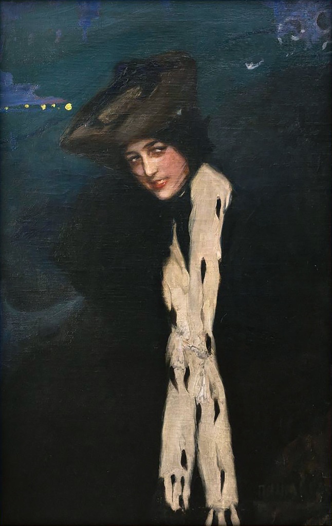 Павел Шмаров «Женский портрет». 1900-1910-е.  П.Д. Шмаров. Женский портрет. 1900-1910-е.