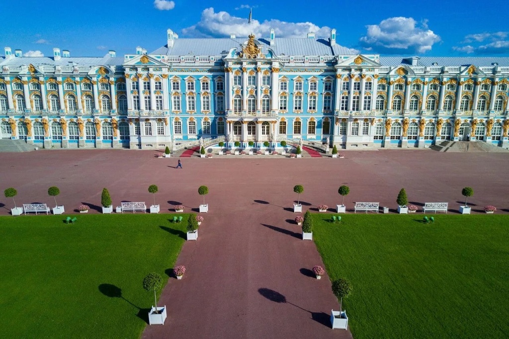 Екатерининский дворец в «Царском селе».