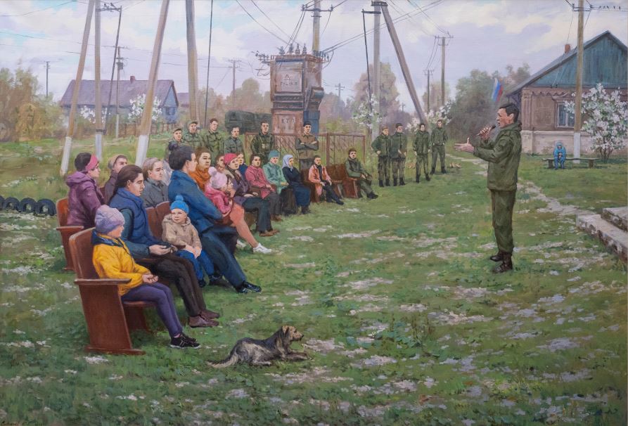 Юрий Сивачёев «Весенняя мелодия», 2023 г. Предоставлено библиотекой для слепых и слабовидящих.