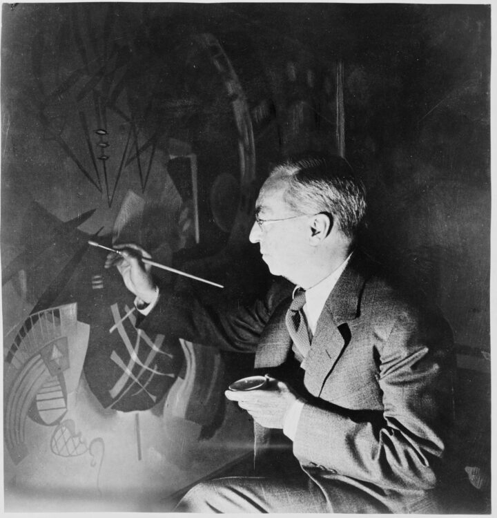 Кандинский рисует визуальную симфонию. Фото: Музеи и фонд Гуггенхайма, www.guggenheim.org