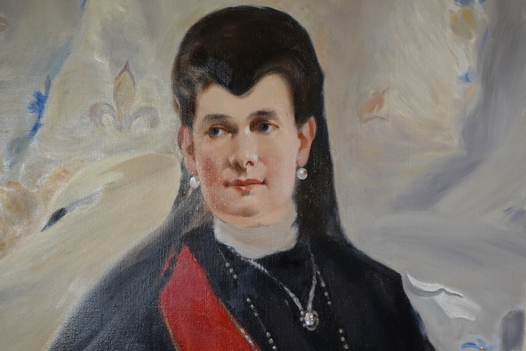 Авторство портрета из коллекции «Павловска» пока не установлено.