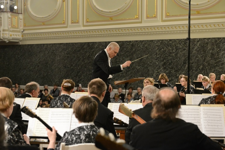 Концерт в Капелле Государственного академического русского оркестра имени В.В. Андреева под управлением народного артиста России Дмитрия Хохлова. Источник: vk.com/andreev_orchestra. Правообладатель: vk.com/andreev_orchestra. 