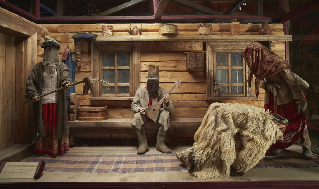 Экспозиция в музее. 