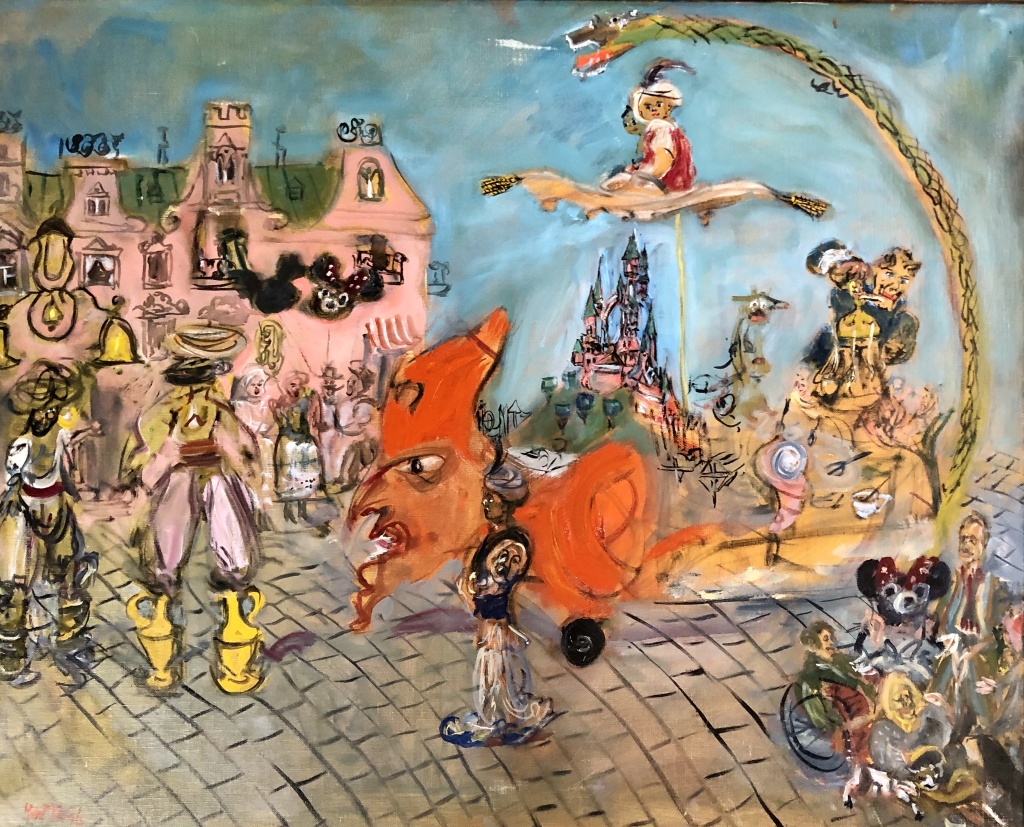 Натта Конышева, «Диснейленд» (Париж, 1999). Правообладатель: Новый музей.