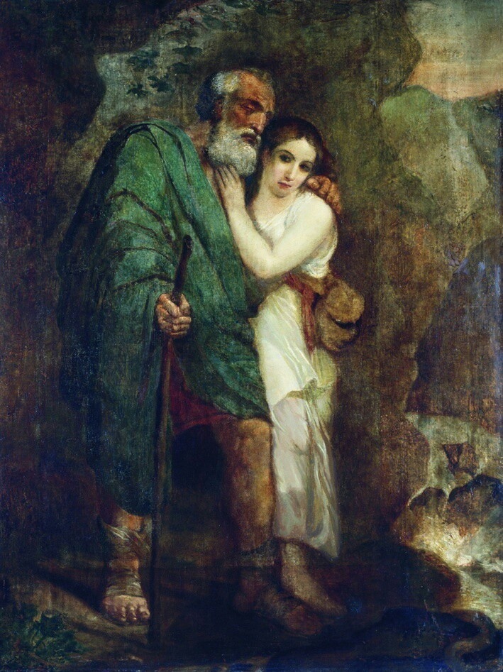 «Эдип и Антигона» (1821). Правообладатель: Тюменский краеведческий музей.