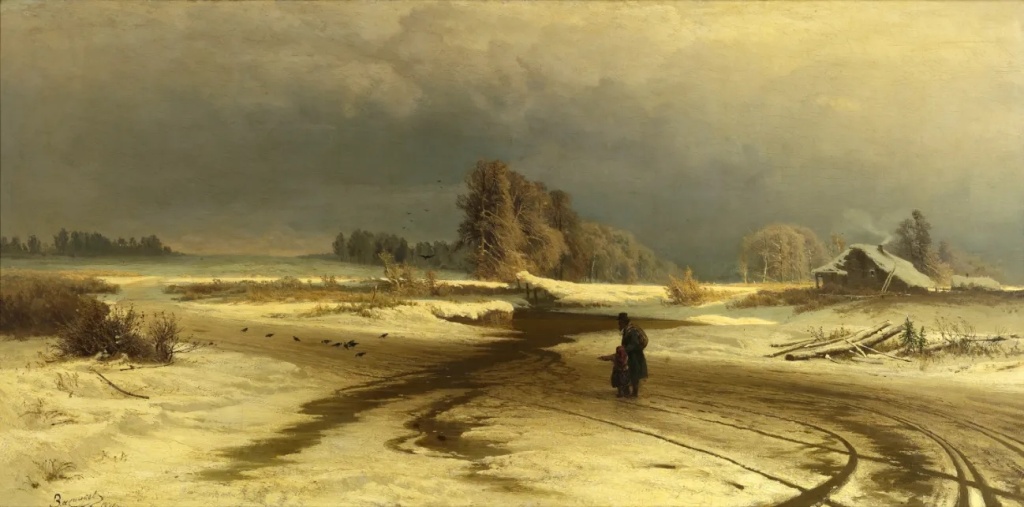 Фёдор Васильев. Оттепель. 1871. Фёдор Васильев. Оттепель. 1871.