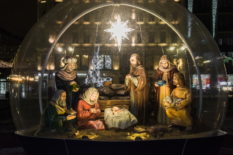 Рождество у Казанского собора. Фото: Ирина Иванова.
