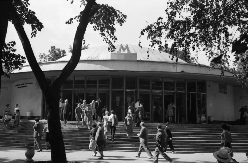 Станция метро «Горьковская», фото 1965 года. Автор: Б. Лосин / Фото: sputnikimages.com