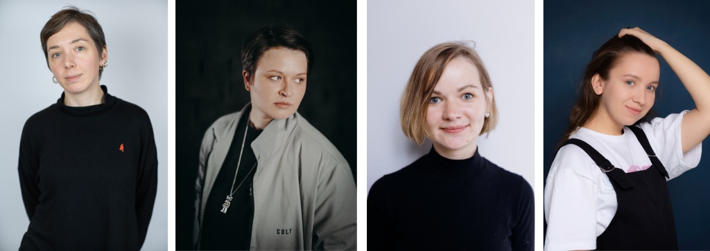 Слева направо: Юлия Паскевич («AdVita»), Ольга Фоминых («Аутсайдервиль»), Анна Иванова («Простые вещи»), Лиза Казарина(«Точка опоры»). Слева направо: Юлия Паскевич («AdVita»), Ольга Фоминых («Аутсайдервиль»), Анна Иванова («Простые вещи»), Лиза Казарина(«Точка опоры»).