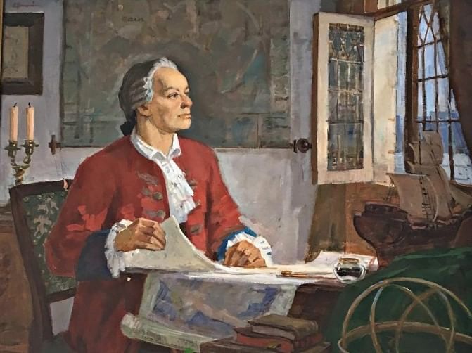  Анатолий Васильев. Михаил Ломоносов. 1987. Правообладатель: Музей антропологии и этнографии им. Петра Великого РАН (Кунсткамера), Санкт-Петербург.