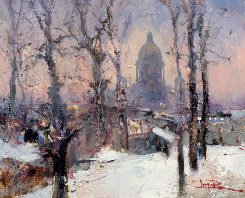 Роман Ляпин. Февраль. Сумерки..jpg