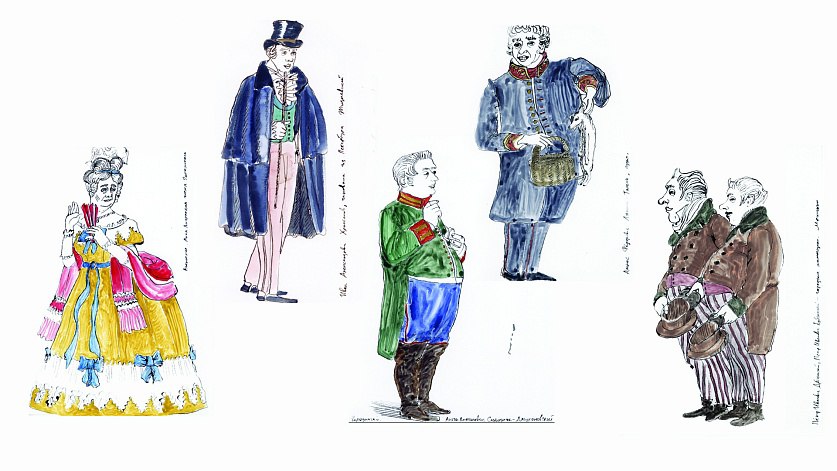 Эскизы к спектаклю. Эскизы к спектаклю.