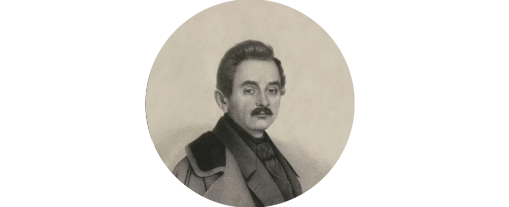 Алексей Львов. Литография Браунсдорфа с портрета Грюневальда. (Германия, Дрезден, 1840-е). Правообладатель изображения: Российский национальный музей музыки. 555.png