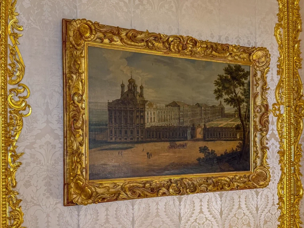 Баризьен Ф.-Г. Екатерининский дворец времени императрицы Елизаветы Петровны. Середина XVIII века. 