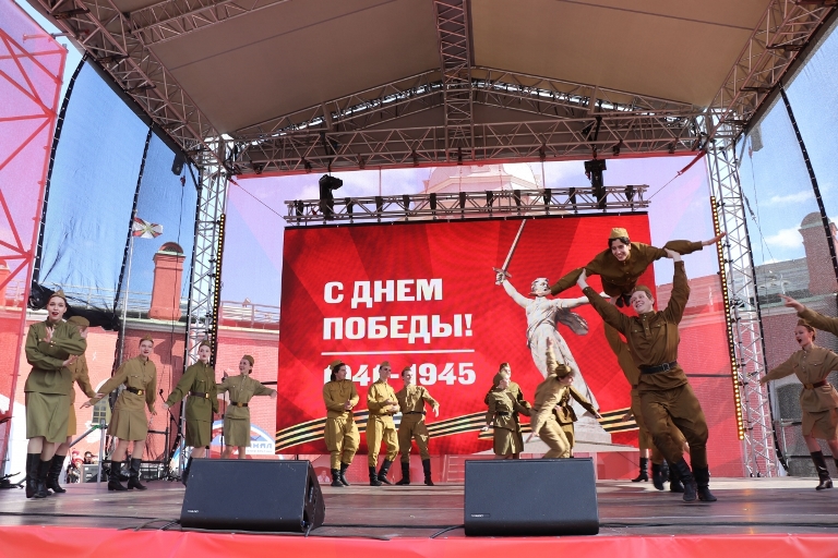 «День Победы» в Петропавловской крепости (9 мая 2025). Источник: vk.com/spb_museum. Правообладатель: vk.com/spb_museum. 