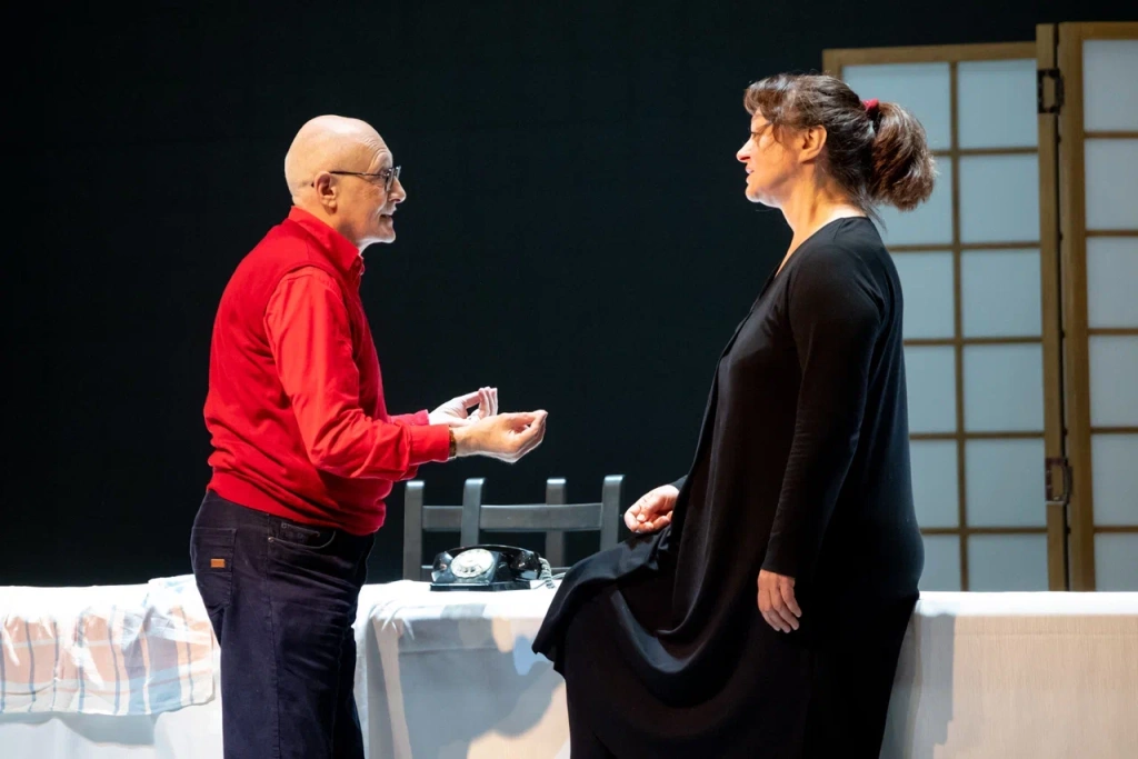 Семен Спивак и Наталья Суркова на репетиции. 