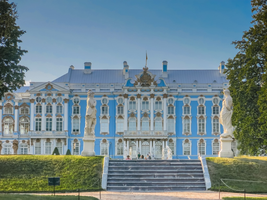 Екатерининский дворец в Пушкине (Царское село). Фото: Ирина Иванова.