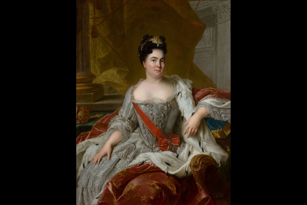 Жан-Марк Натье Портрет Екатерины I Голландия, Гаага, 1717 год.