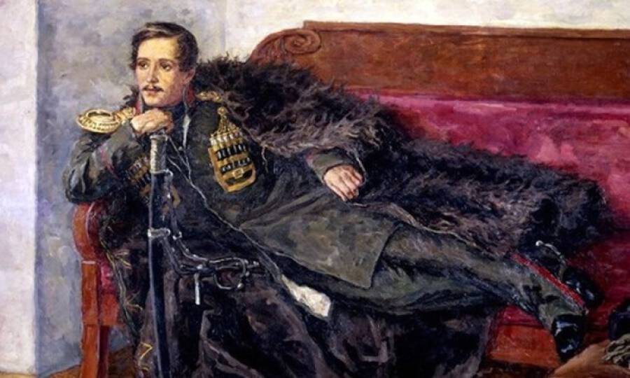 Пётр Кончаловский, «Лермонтов на Кавказе», 1943 г. Источник: nashasreda.ru. se3EcjJuwnRiz9MvipFQaOTppVRsLcusDJ4Iuxka.jpg