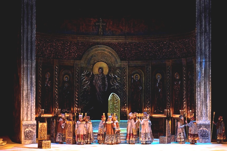 Опера Мусоргского «Борис Годунов» (2026). Фото предоставлено пресс-службой Мариинского театра. Правообладатель: Мариинский театр. 