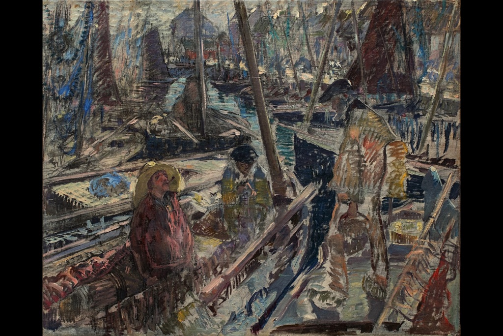 Рыбаки в Конкарно. Эскиз картины. 1900–1902 Рыбаки в Конкарно. Эскиз картины. 1900–1902