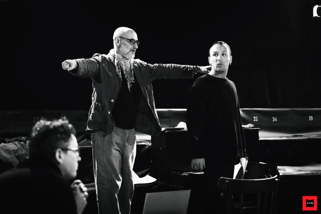 Пётр Шерешевский на репетиции.