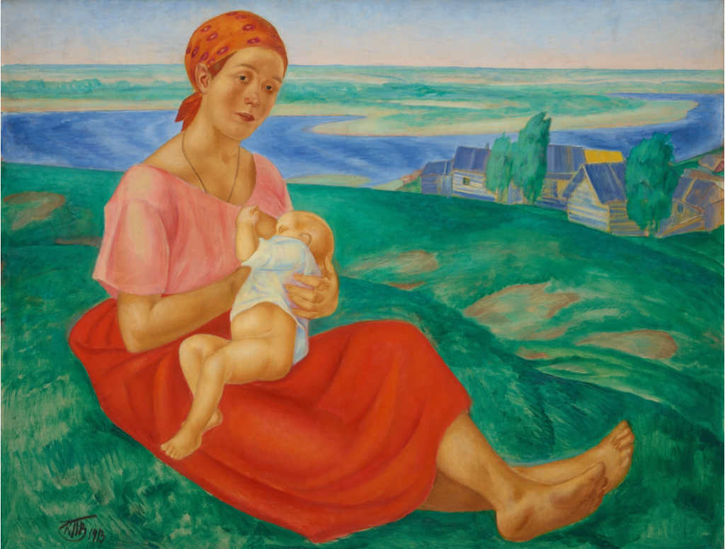 Кузьма Петров-Водкин. Мать. 1913. Правообладатель: Государственная Третьяковская галерея.