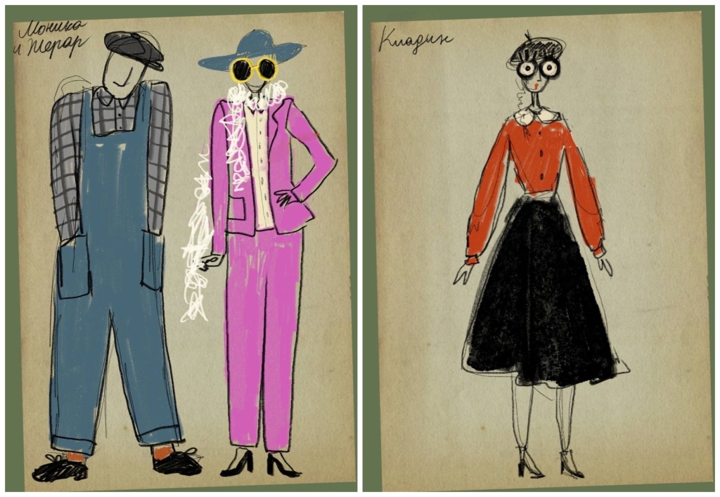 Моника и Жерар (слева). Кладин (справа). Предоставлено пресс-службой Кукольного театра сказки. Моника и Жерар (слева). Кладин (справа). Предоставлено пресс-службой Кукольного театра сказок.