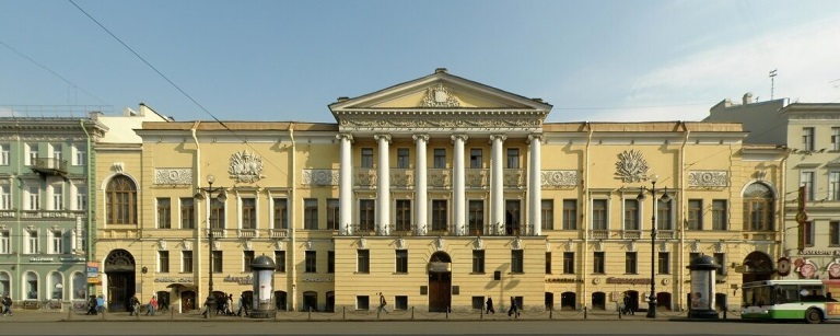 Здание Дома Актёра имени К.С. Станиславского на Невском проспекте. Источник: vk.com/spbstd . Правообладатель: vk.com/spbstd. 