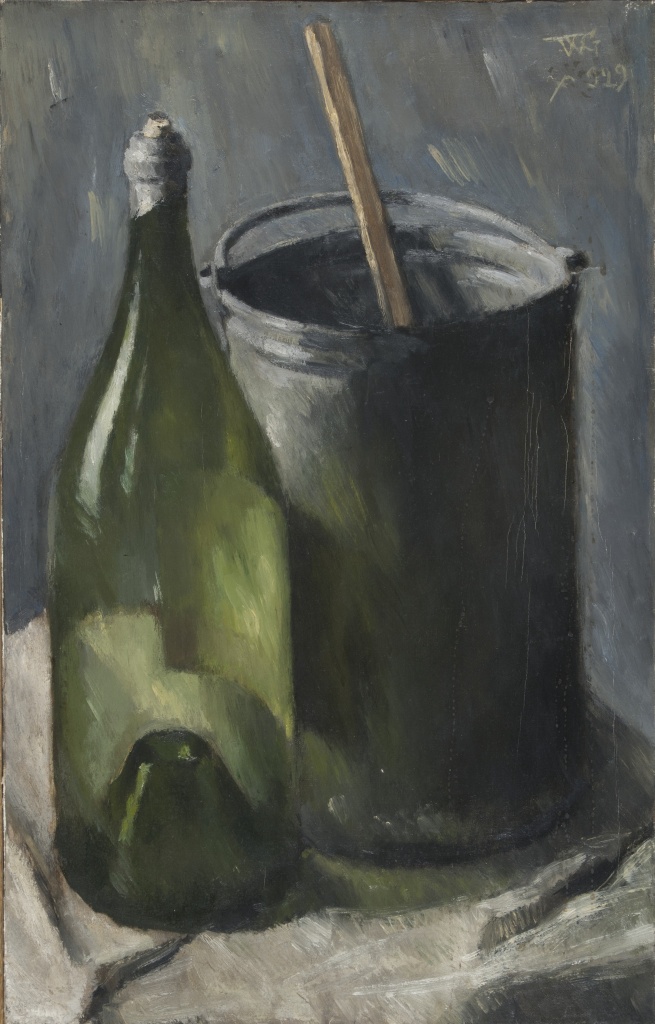 Гринберг В.А. Натюрморт с бутылью. 1929.