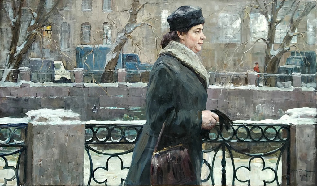 Иван Пентешин. Работница фабрики имени Володарского В.Г. Шорина. 1976.