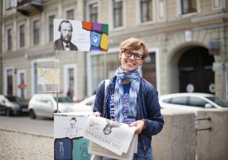 Экскурсовод, участница проекта «Молодежь – Достоевскому». Фото: vk.com/dostoevskymuseum