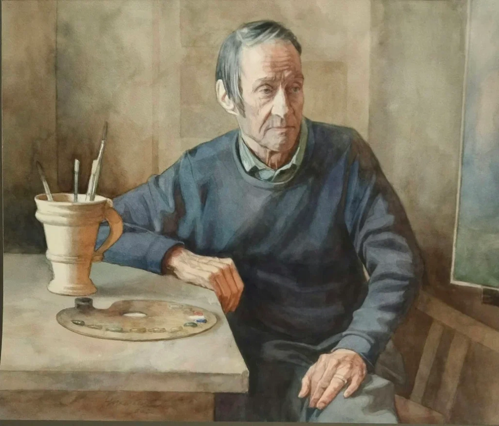 Алексей Никольский. Портрет Е.Н.Герасимова, 2022.