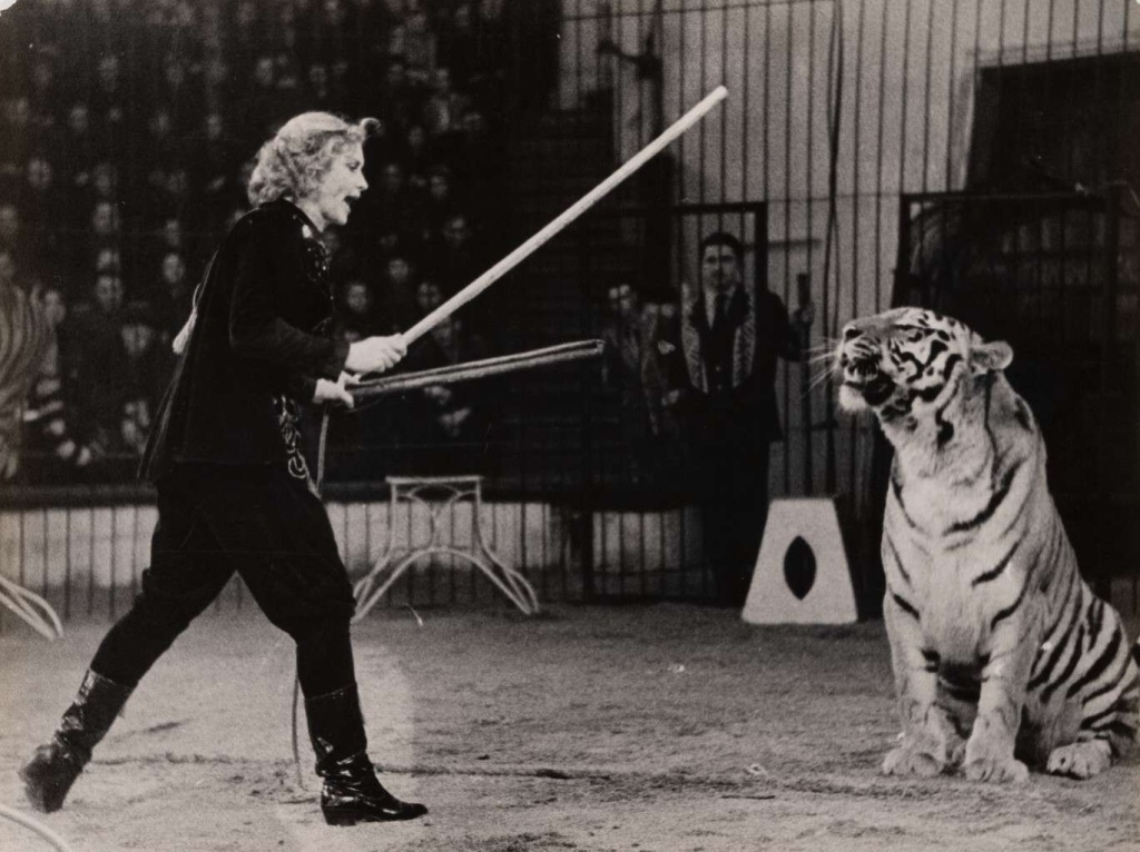 Неиз­вест­ный автор. Дрес­си­ров­щи­ца Мар­га­ри­та На­за­ро­ва. 1961.