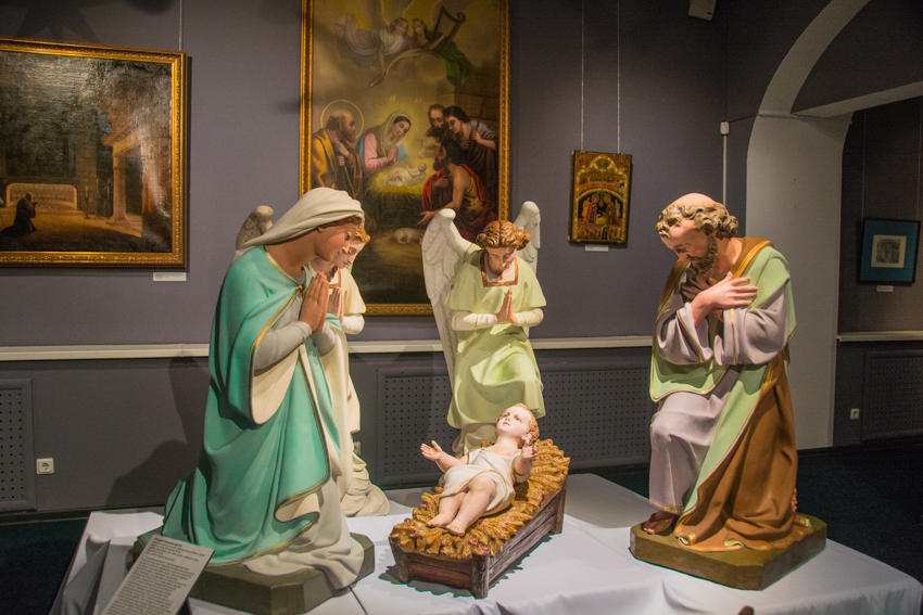 Рождество. Экспозиция в музее истории религии. Фото: Ирина Иванова.