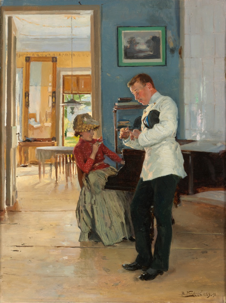 Владимир Маковский. Объяснение.1889-1891. 