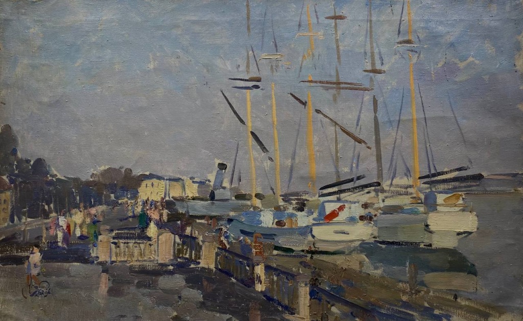 И.Суворов. Парусники на Неве. 1958.jpg