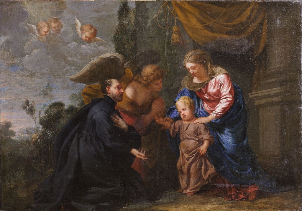 Д. Вергоувен. Видение Святого Игнатия Лойолы. 1659.