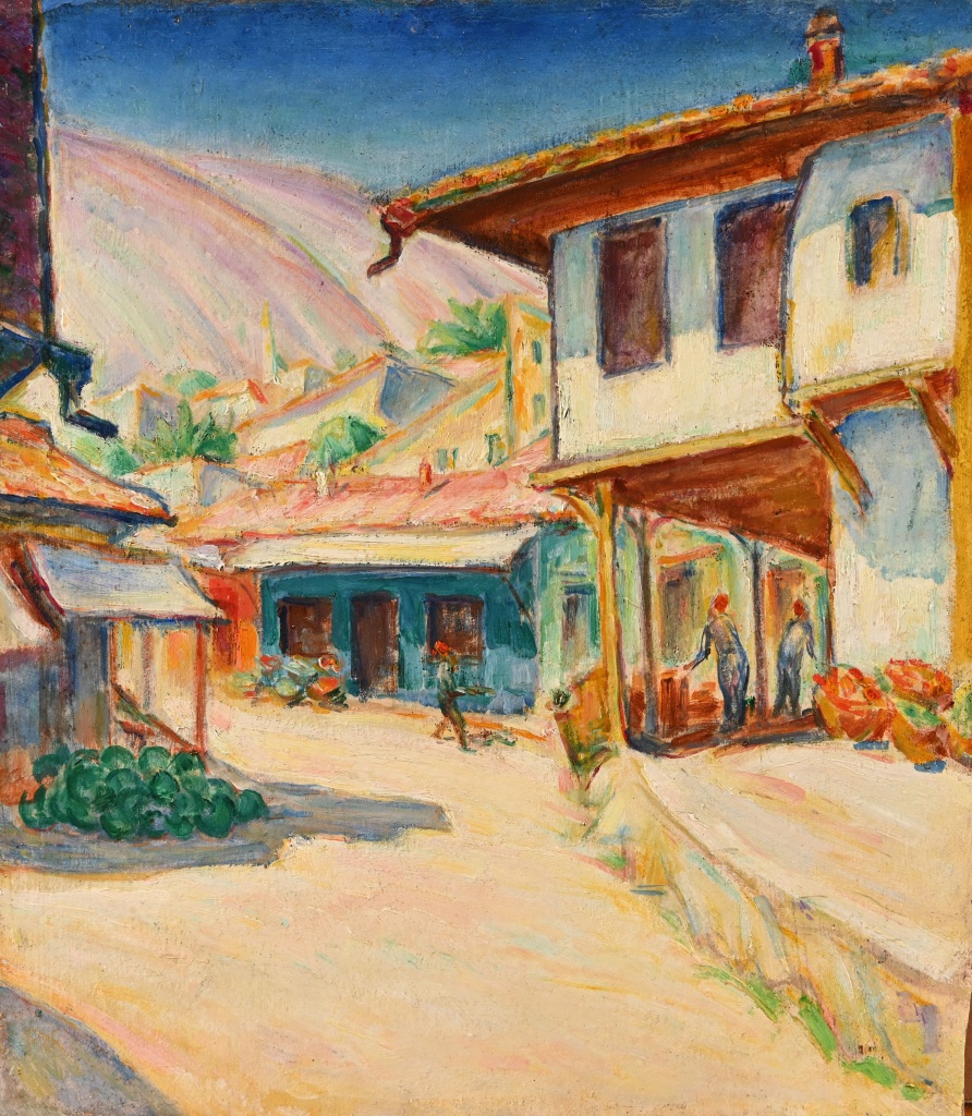 С. Я. Шлейфер. Бахчисарай. 1907. Картон, масло. ГМИ СПб.jpg