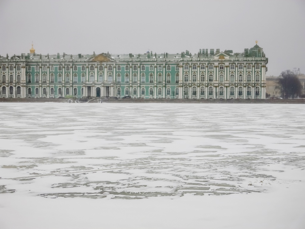 Эрмитаж зимой. Фото: Ирина Иванова. Правообладатель: Институт культурных программ. Эрмитаж зимой. Фото: Ирина Иванова.